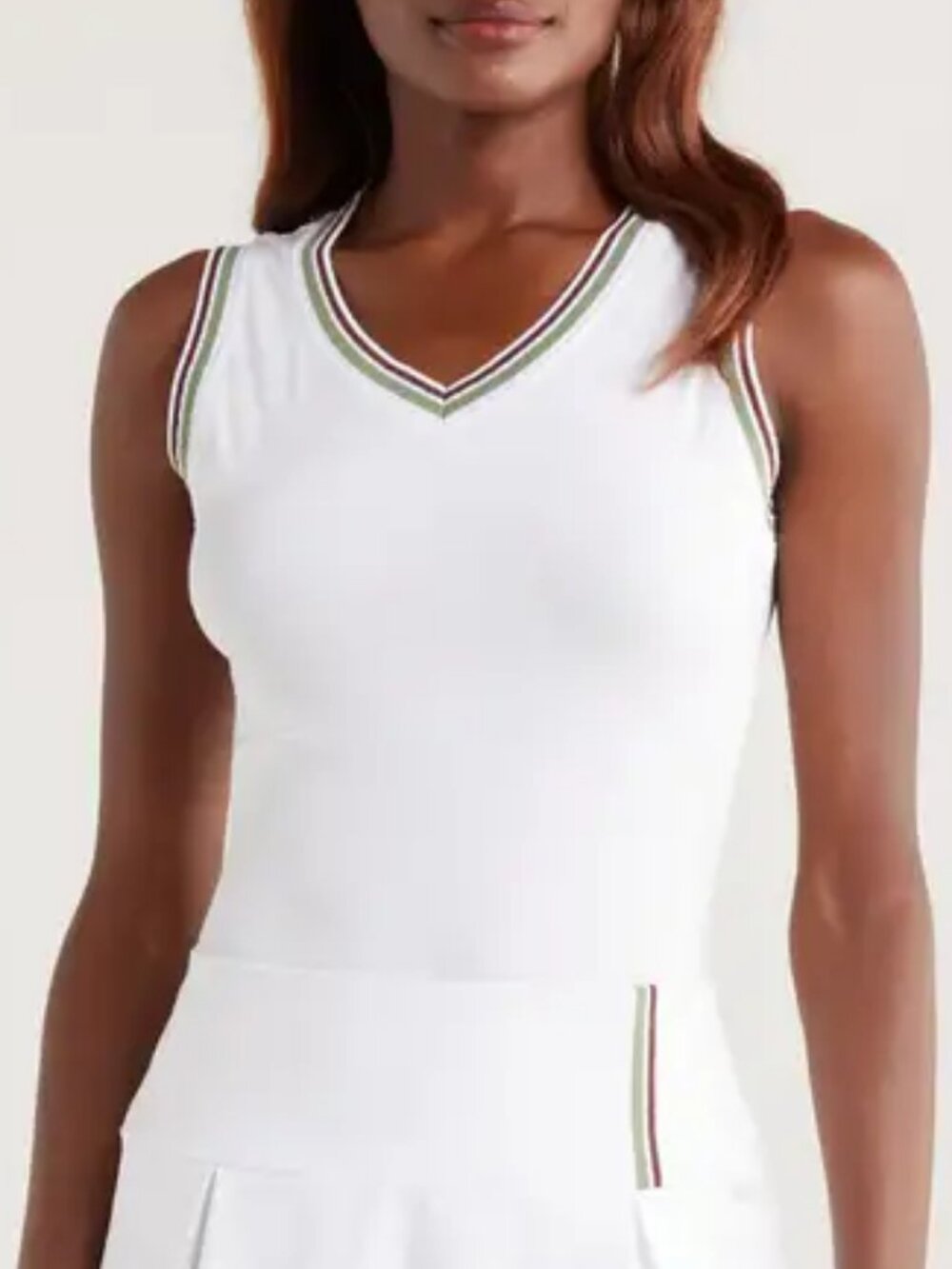 HEAD x Veronica Beard Stripe Knit Tank